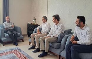 دیدار مدیرعامل مجتمع صنایع آلومینیوم جنوب با مسئولان ارشد شهرستان لامرد