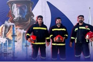 قهرمانی تیم آتش‌نشانی پتروشیمی پردیس در رقابت‌های منطقه پارس