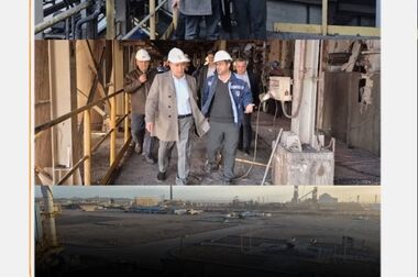 بازدید مشترک مسئولان سنگ آهن و بهداشت بافق از پروژه های سلامت محور