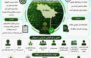 گام نهایی برای شناسنامه‌دار شدن باغات پیوسته و گسسته منطقه۵؛ هم‌افزایی مدیران برای رفع موانع شناسایی