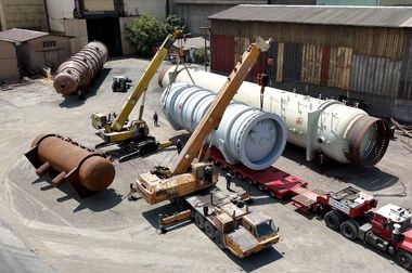 پیشرفت طرح پلی‌اتیلن سنگین شرکت صنایع پلیمر گچساران از ۵۰ درصد عبور کرد/ نصب مخازن دوقلوی ذخیره بوتن پروژه