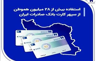 استفاده بیش از 28 میلیون هموطن از سپهر کارت بانک صادرات ایران