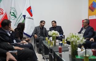 غرفه بیمه ملت میزبان مدیران ارشد و فعالین اقتصادی کشور در دومین روز از شانزدهمین نمایشگاه صنعت مالی ایران